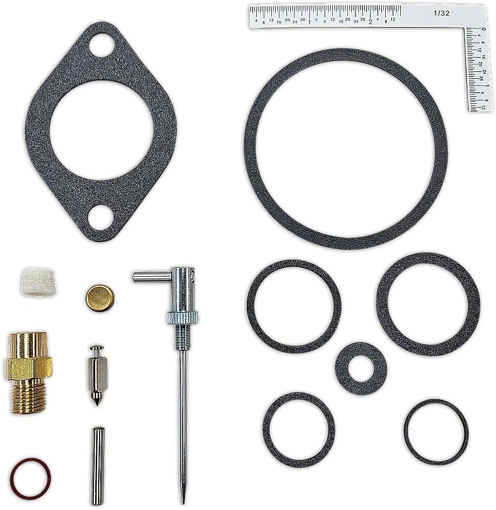 Economy Carburetor Repair Rebuild Kit Fits John Deere A B D G GP Tractor (Marvel Schebler DLTX10 DLTX18 DLTX24 DKTX34 DLTX51 DLTX67 DLTX71 DLTX70 DLTX73 Carbs)