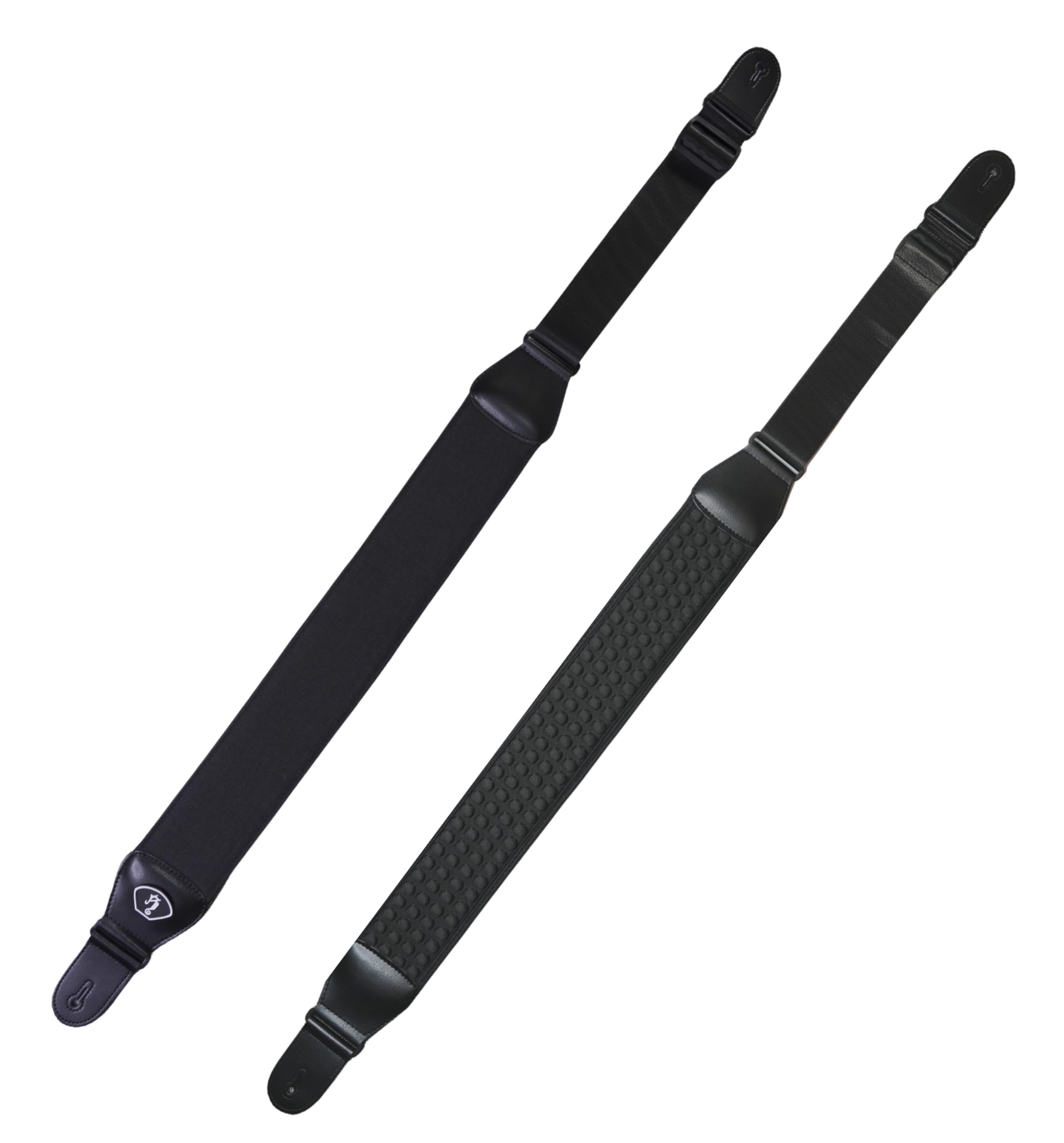Rockyou Tracolla imbottita per chitarra, larghezza 8,1 cm, imbottitura in spugna 3D, in neoprene, con supporto per plettro, per alleviare la pressione