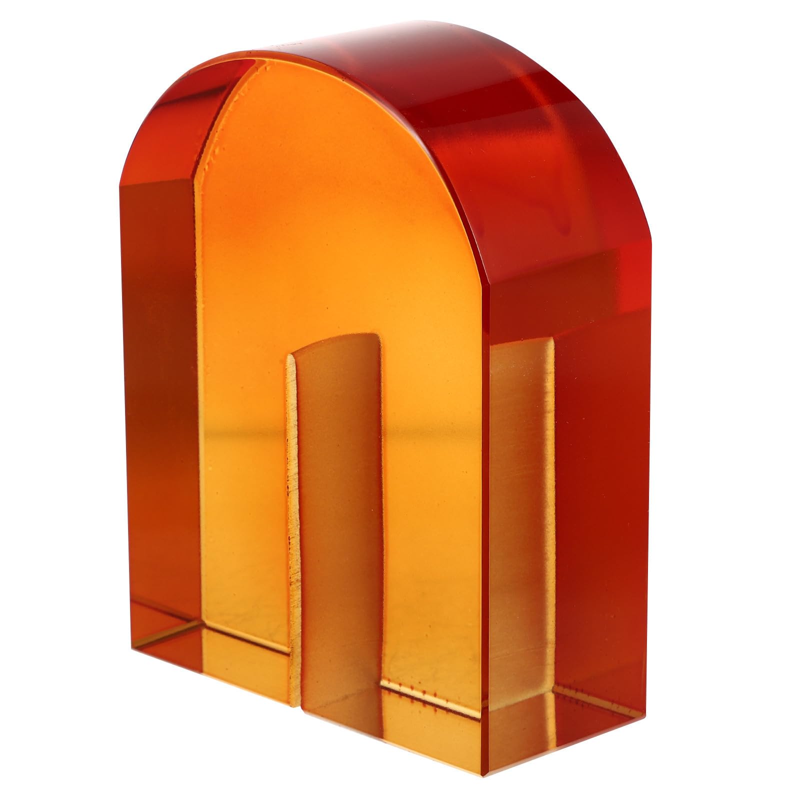 Serre-livres pour livres lourds avec structure stable orange pour ranger vos romans