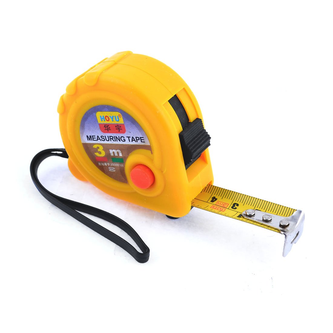 Aexit Yellow Case Tools & Home Improvement Manual Lock 3 Meters Pocket Steel Measuring Tape Tape Measures Bandtape Tapeline