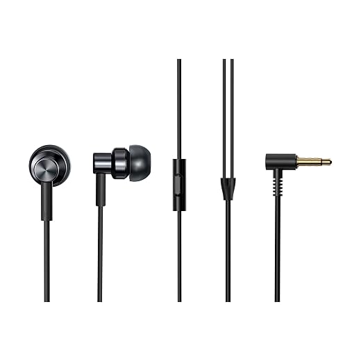 Xiaomi Redmi Wired in Ear Earphones with Mic (Black)