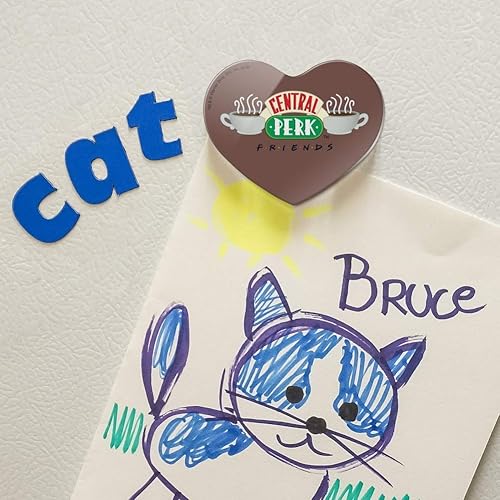 Miniatura 2 de Friends Central Perk Logo Heart Acrylic Nevera Imán