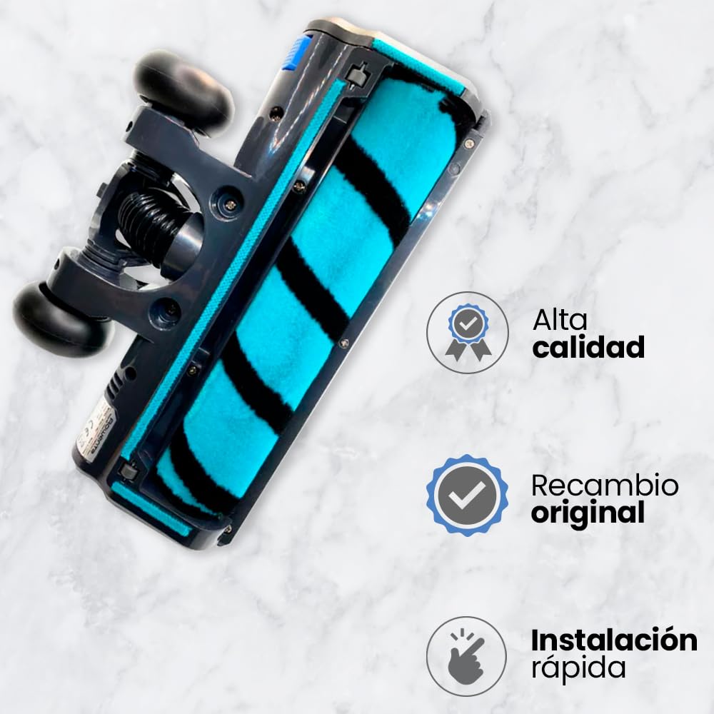 ANAKEL HOME Repuesto Cepillo con Aspirador sin Cable Aspirador SS-9100043692 Compatible con Rowenta X-Pert 3.60, Aspiradora RH6971WO | con Luz LED, 250 x 95 x 55 mm