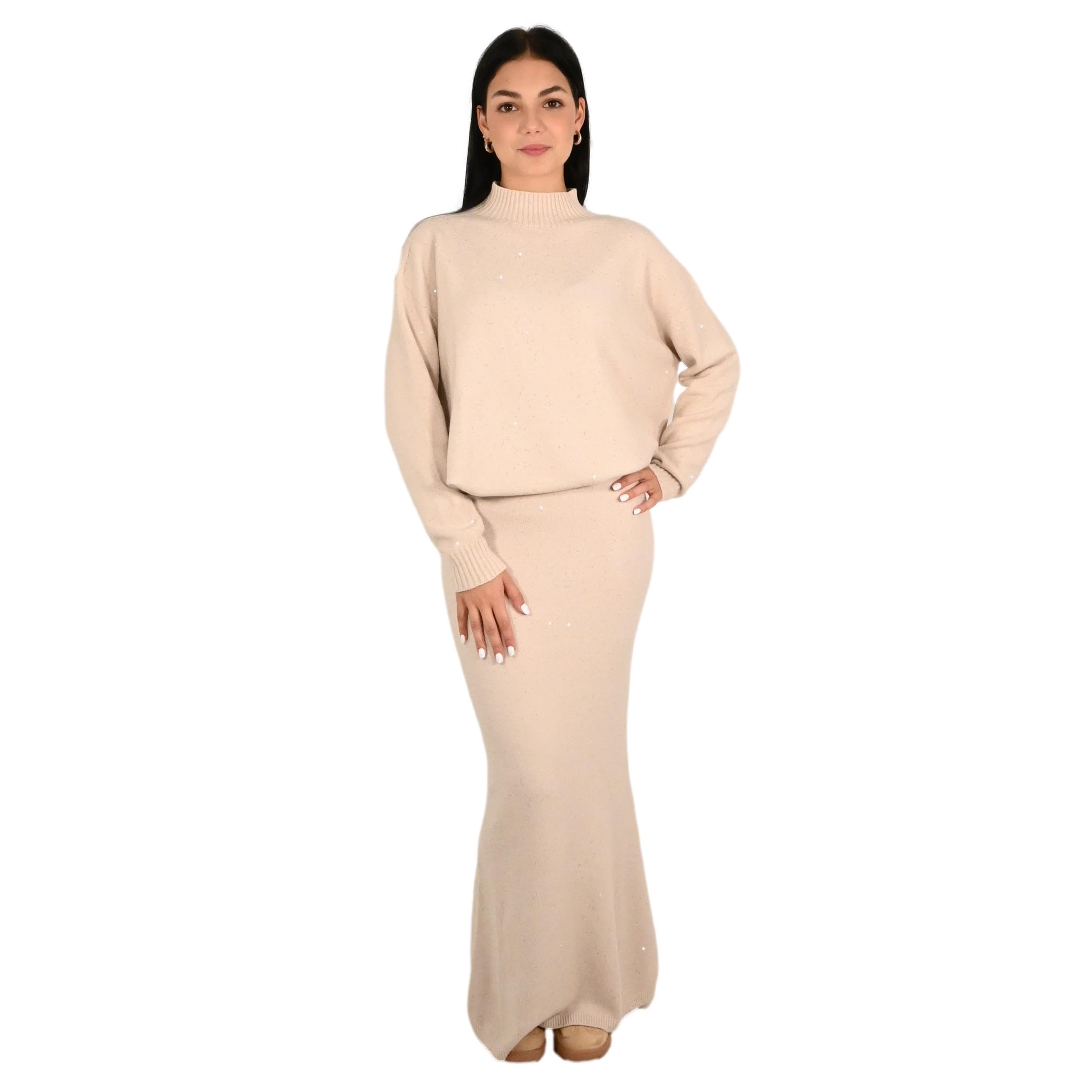 Kontatto gonna donna beige 3M1749C