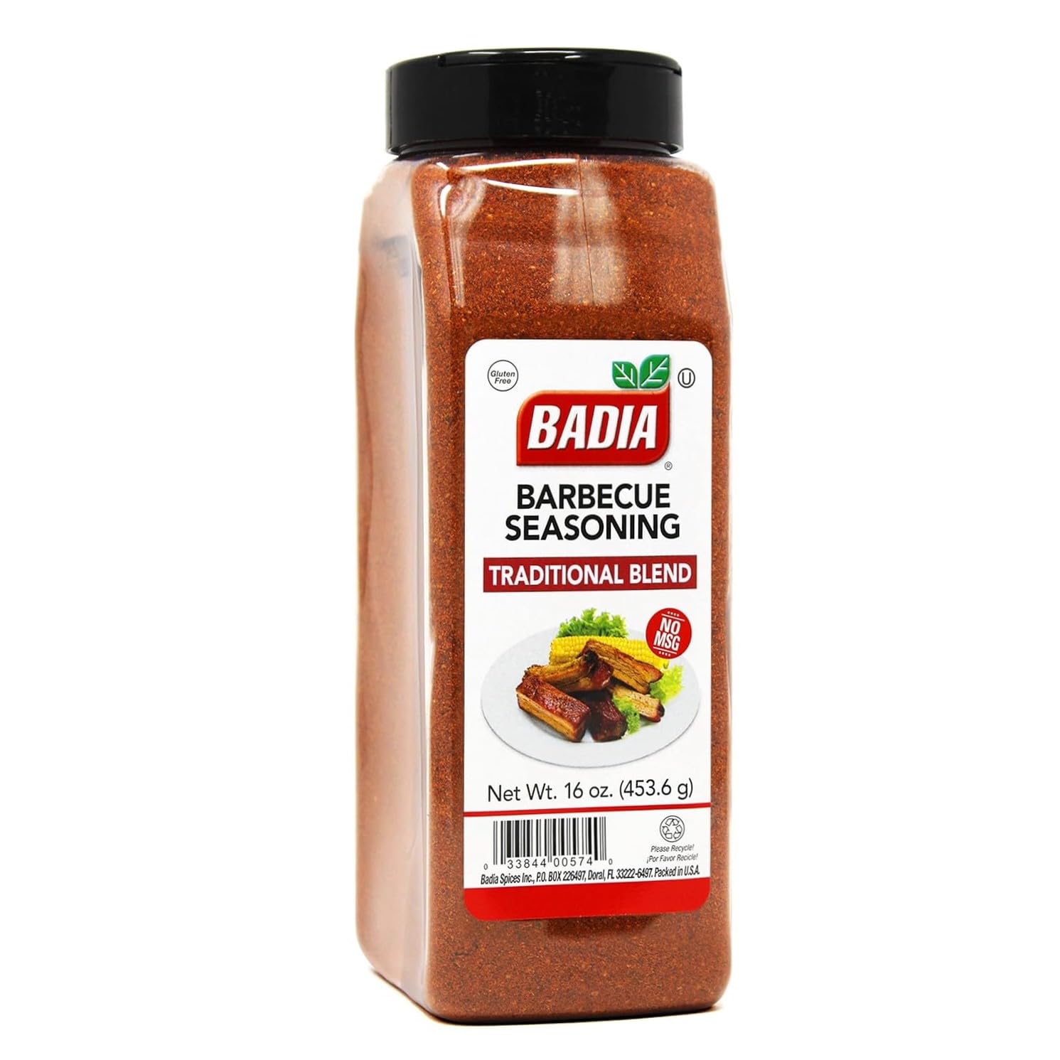 BadiaGluten Free Barbecue Seasoning Premium Quality 453.6G