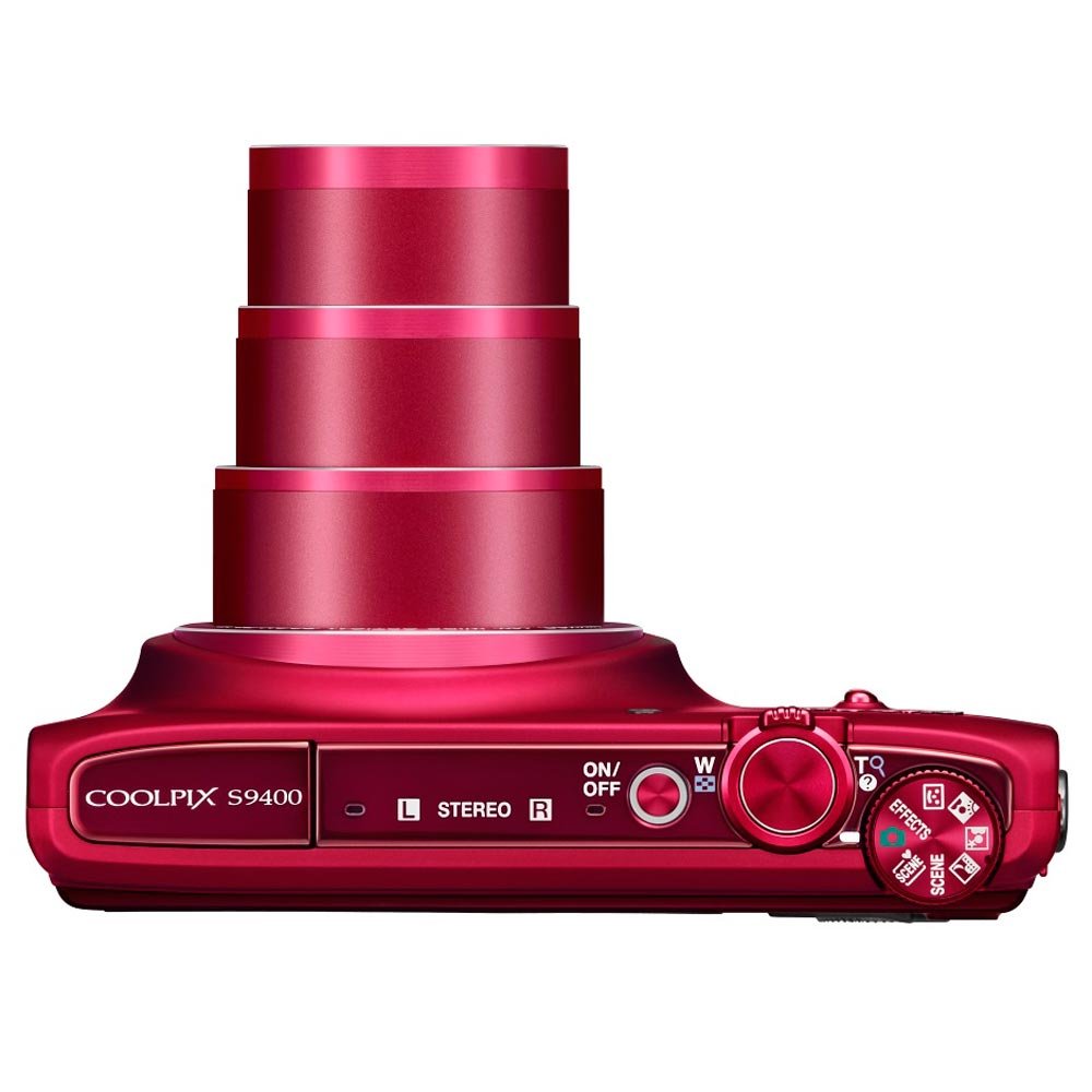 Buy Nikon Coolpix S9400 Point-and-Shoot Digital Camera (Red) with