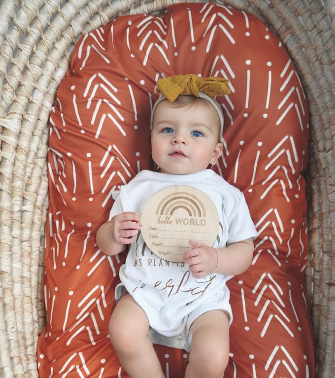 Miniatura 3 de Funda para tumbona para recién nacido, para bebés, niños y niñas, funda extraíble, ultra suave y cómoda, funda para tumbona infantil (diseño