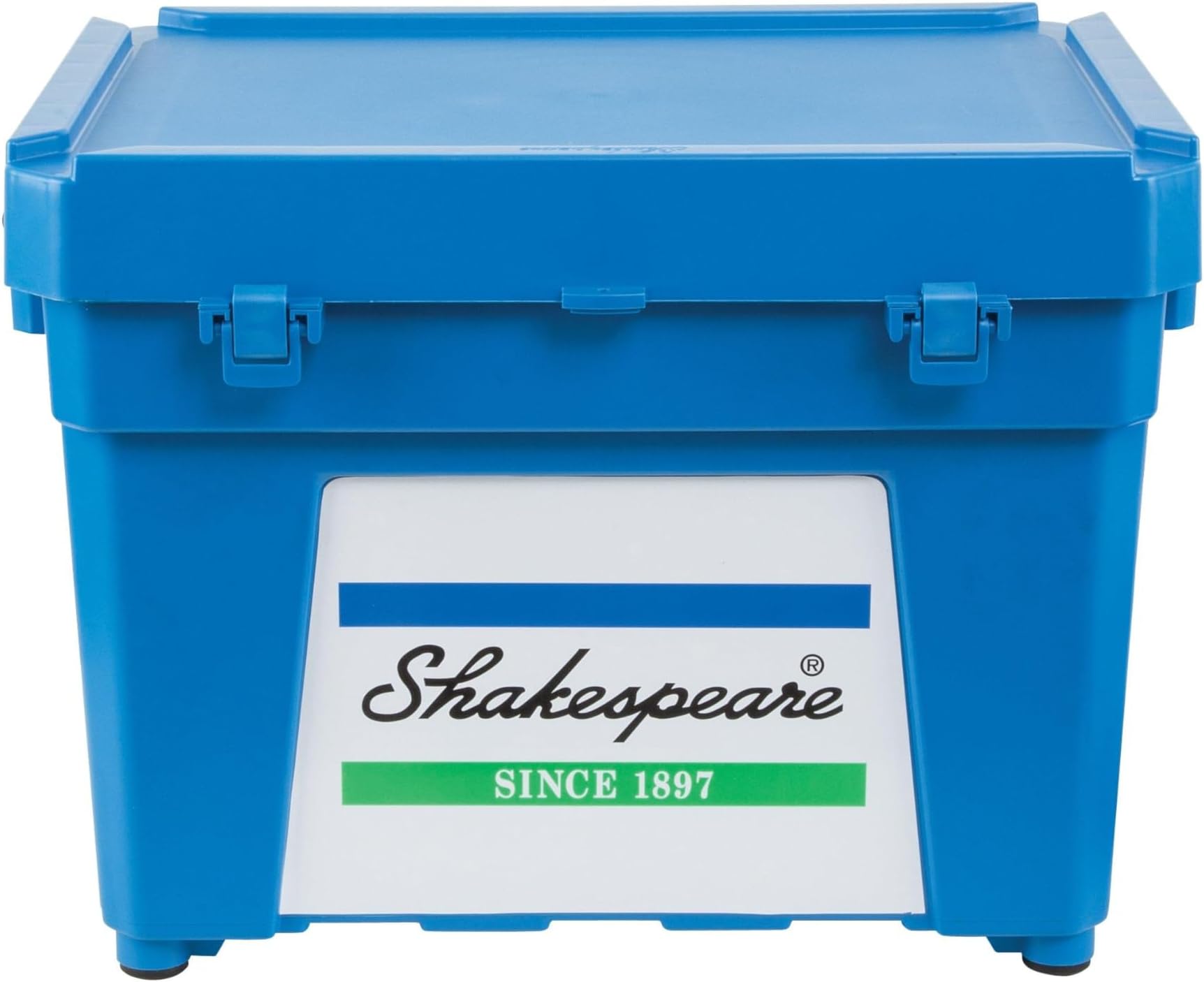 SHAKESPEARE Seat Box One Size | Storage Box, Tackle Management, Strong Water Resistant Large Fishing Tackle Storage, Twin Locking Latch, Extra Deep Lid | Saltwater and Freshwater Fishing Anglers