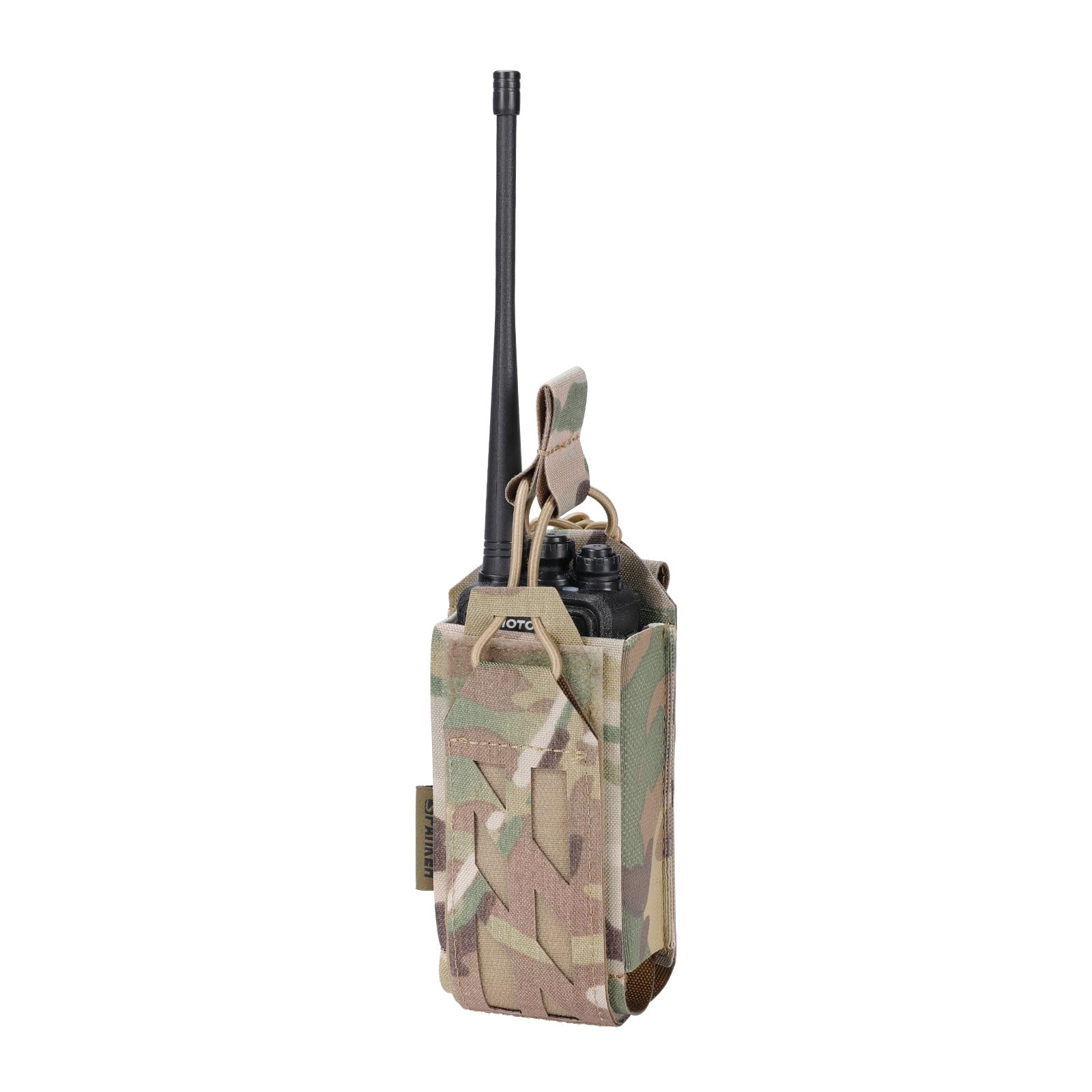 EXCELLENT ELITE SPANKER Tactical Universal Radio Holster Holder Molle Radio Pouch Adjustable for Duty Belt,Vest for Two Ways Walkie Talkie Holder(3 * 1 * 6inch)-picture-42