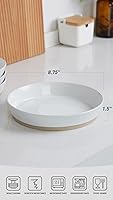 Vista 4 de famiware Saturn 4 Pieces Pasta Bowls Set, 8.75 inch Salad Bowls, Stackable, Large Capacity, Perfect for Your Friend for Housewarming, Thanksgiving