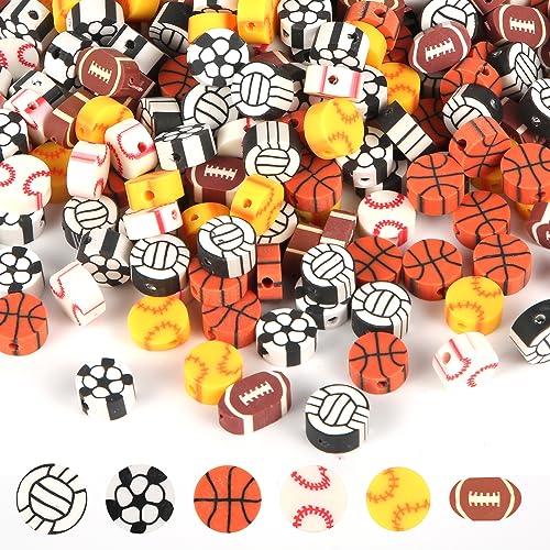 300pcs Sports Ball Beads