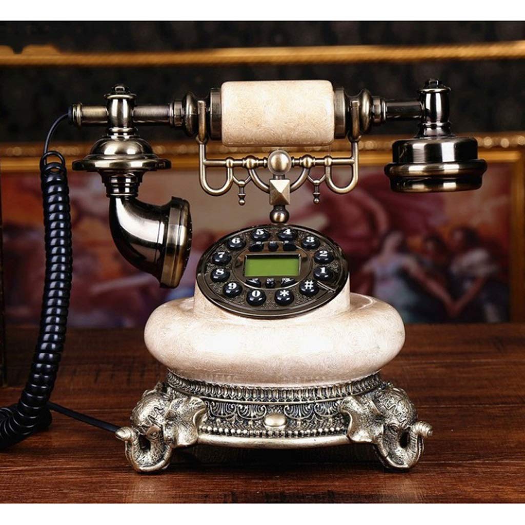 Modny kreatywny telefon antyczny europejski retro stary telefon domowy biuro telefon stacjonarny telefon stacjonarny