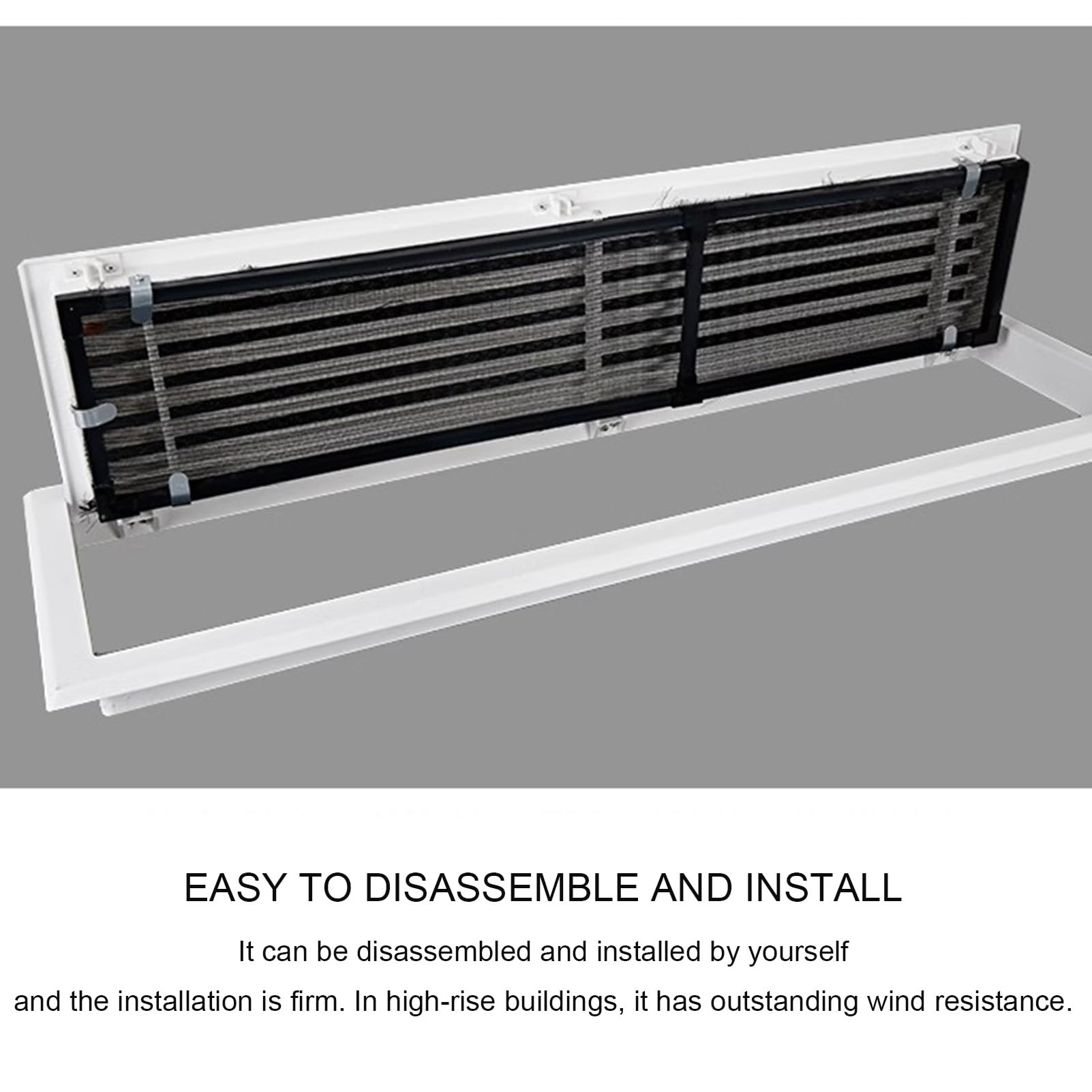 Griglia centrale in ABS per aria condizionata con filtro, griglia di sfiato decorativa per aria condizionata centrale rettangolare, moderna copertura di ventilazione per ufficio, cucina, ventilazione
