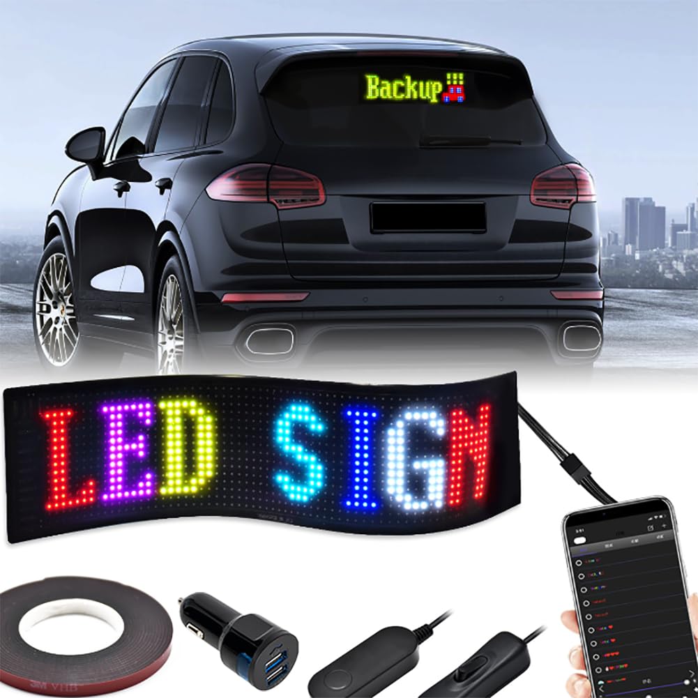 Panneau de signalisation LED flexible étanche IP66 et tableau affichage Bluetooth