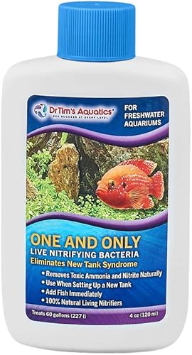 DrTims Aquatics Productos para acuarios de agua dulce limpiador de peceras 100 natural ecológico aclara el agua elimina toxinas residuos ocultos