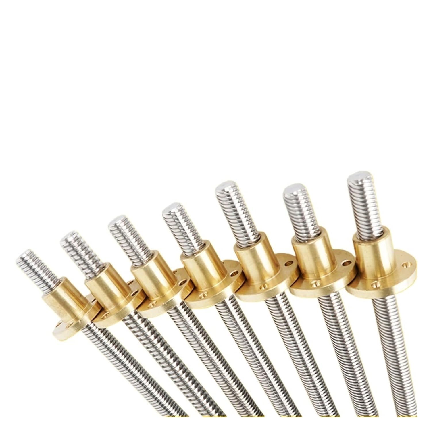 Ball Screw, Linear Motion Ball Screw T8 Lead Screw Trapezoidal Rod Lead 10mm Length 100mm-1000mm with Copper Nut(900mm)