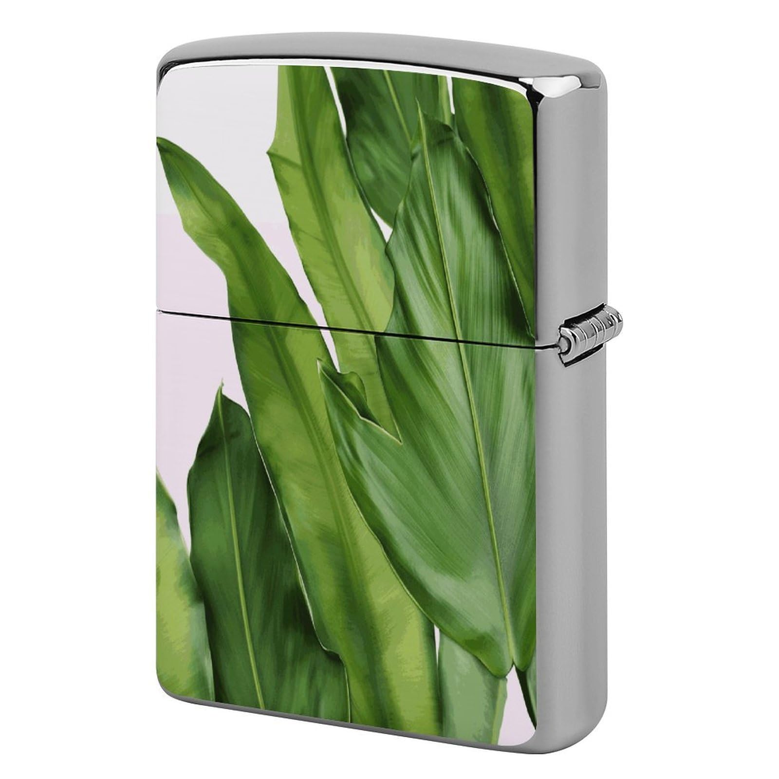 Fekiloot Style Fresh Banana Leaves Lighter Case Cover Lighter Holder