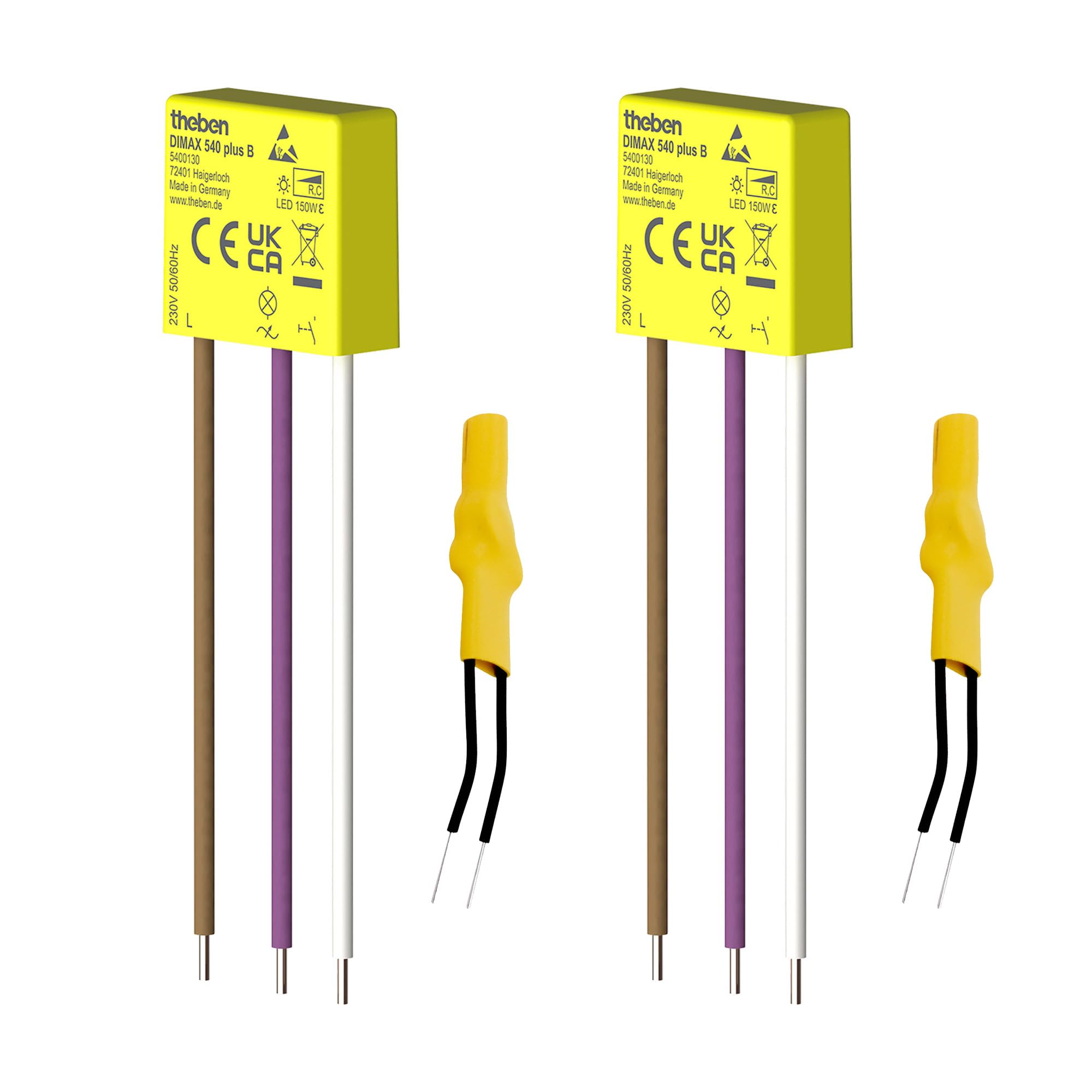 Theben Set 5400130 DIMAX 540 plus B Mini UP-Dimmer + LED-Kompensationsmodul