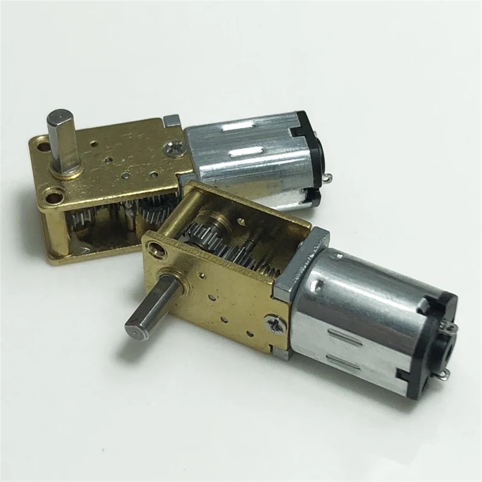 N20 Einzel-/Doppelwelle Ganzmetall-Getriebemotor DC3V-12V 4rpm-381rpm Langsame Geschwindigkeit Hohes Drehmoment Motorroboter 1St(6v 13rpm)