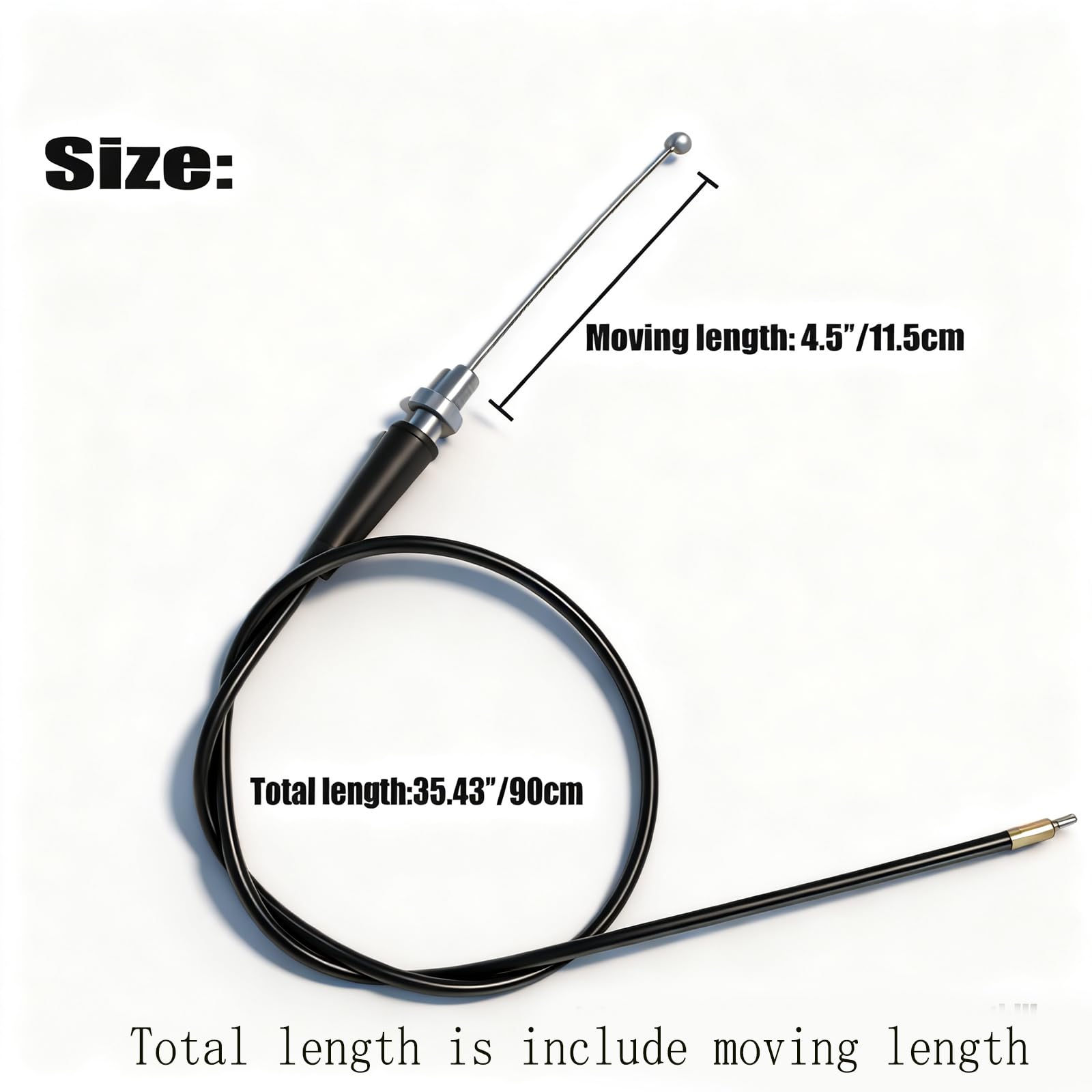 Sell 31.5 THROTTLE CABLE 49c 50cc 70cc 90cc 110cc 125cc KAZUMA ROKETA SUNL ATV in USA, US, for