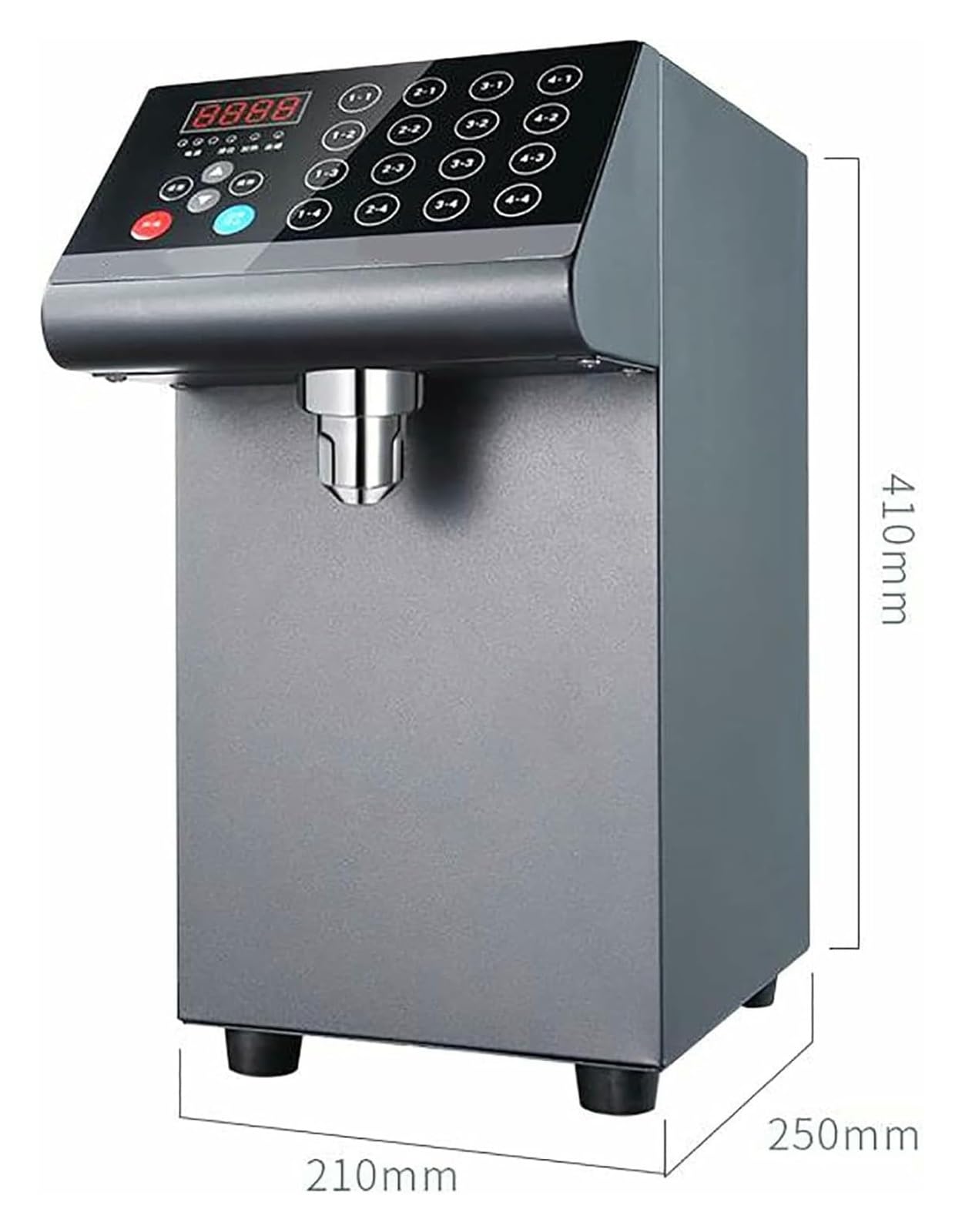 Automatyczny dozownik syropu fruktozowego, automatyczny dozownik syropu ze stali nierdzewnej do fruktozy, idealny do domu, kawiarni i restauracji.