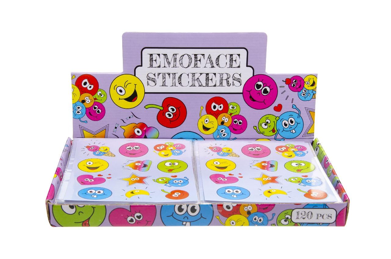 DUCKIEZ 12 piece sticker sheet. Fantastic as a party bag filler or a kids gift! (Emoji, 1, Count) — image 1