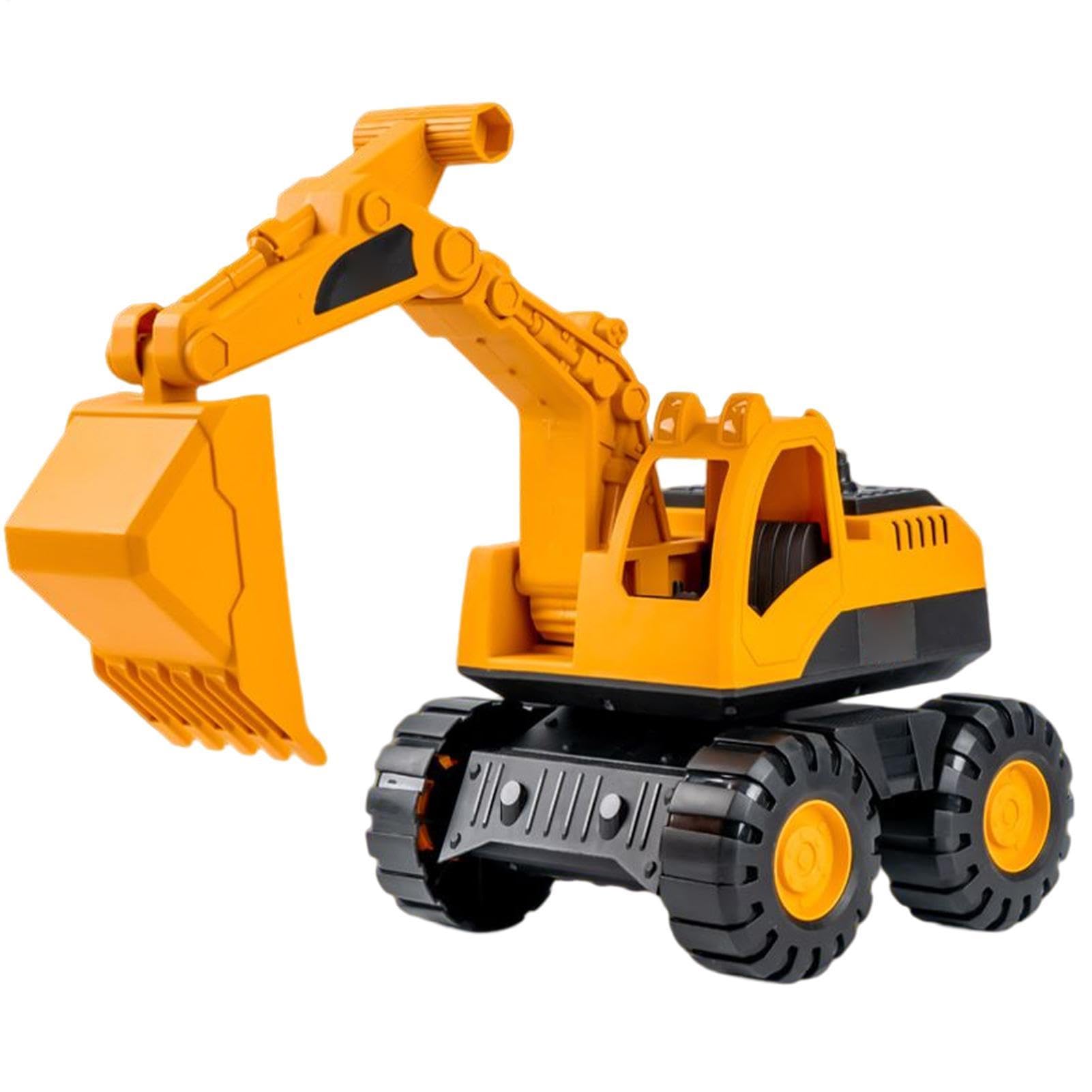 Digger Models - Inertia Excavator for Sandbox Play | Freewheeling Action with Articulated Boom & Rotating Cabins for, Preschools, Playrooms and Daycare