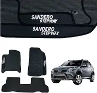Jogo de Tapetes Automotivos Emborrachados Sandero Stepway 2008 2009 2010 2011 2012 2013 2014 2015 2016 2017 2018 2019 2020 2021 2022-03 peças