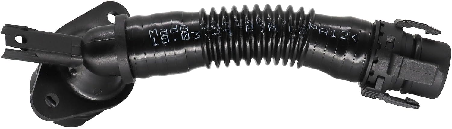 Car Crankcase Vent Hose from Valve Cover Compatible with BMW 135i 335i 535i 640i X1 X3 X4 X5 X6 2011 2012 2013 2014 2015 2016 2017 Replaces# 11127584128 7584128