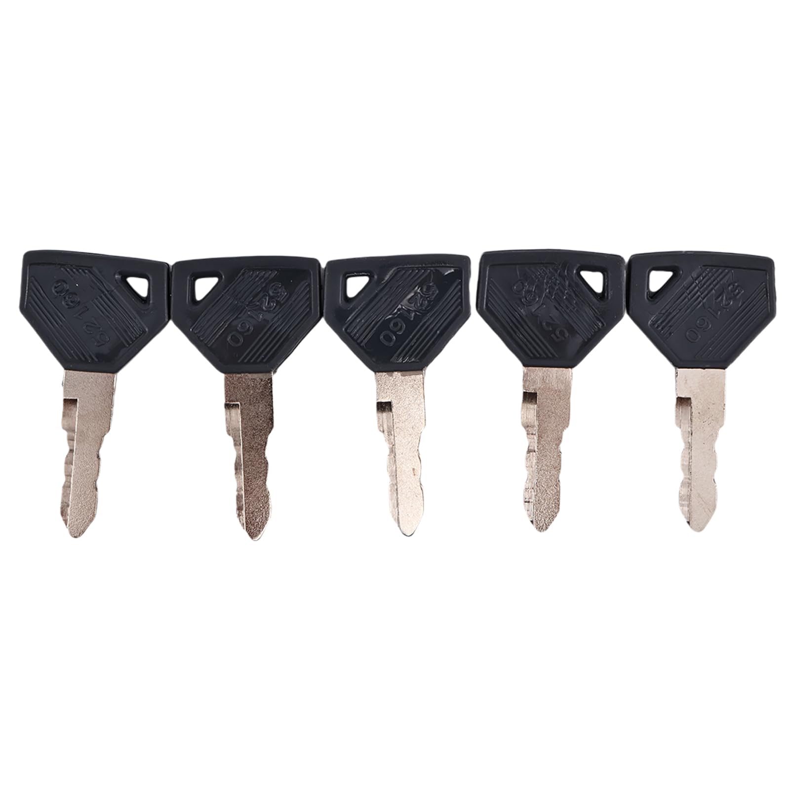JZGRDN 5PCS Ignition Keys 198360-52160 194155-52160 1A7880-52100 LVA803606 AM879480 Compatible with John Deere 2305 2210 2320 2520 2720 4100 4010 4110