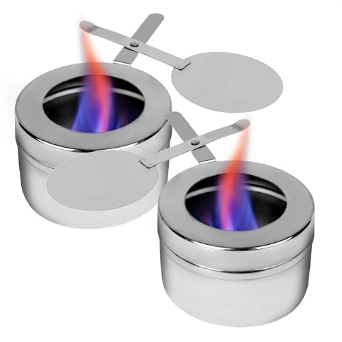 CHEFQ Stainless Steel Chafing Wick Fuel Holders