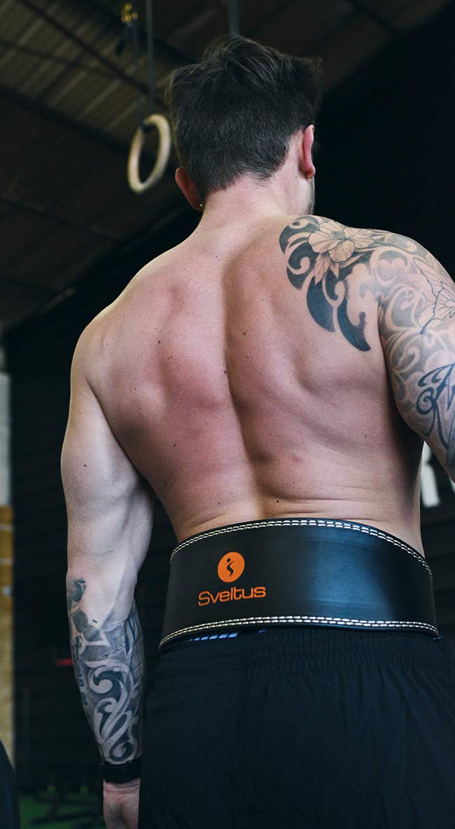 Sveltus Ceinture de Force Cuir 105cm