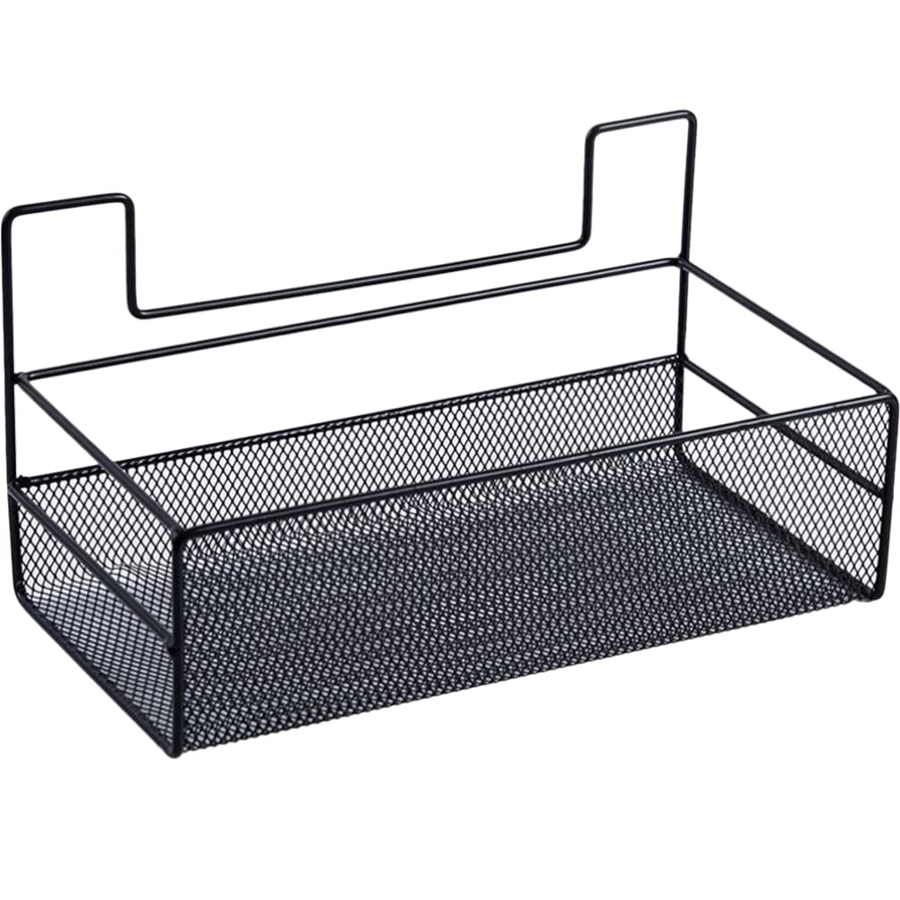DOITOOL Wall Mounted Storage Basket No Drilling Hanging Wire Basket Bathroom Storage for Shower Kitchen Bedroom Living Room 10.24 X 5.51 X 5.12 in