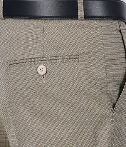 Image of Mc Henry Men's Regular Fit Wrinkle Free Stretchable Formal Trousers for Men