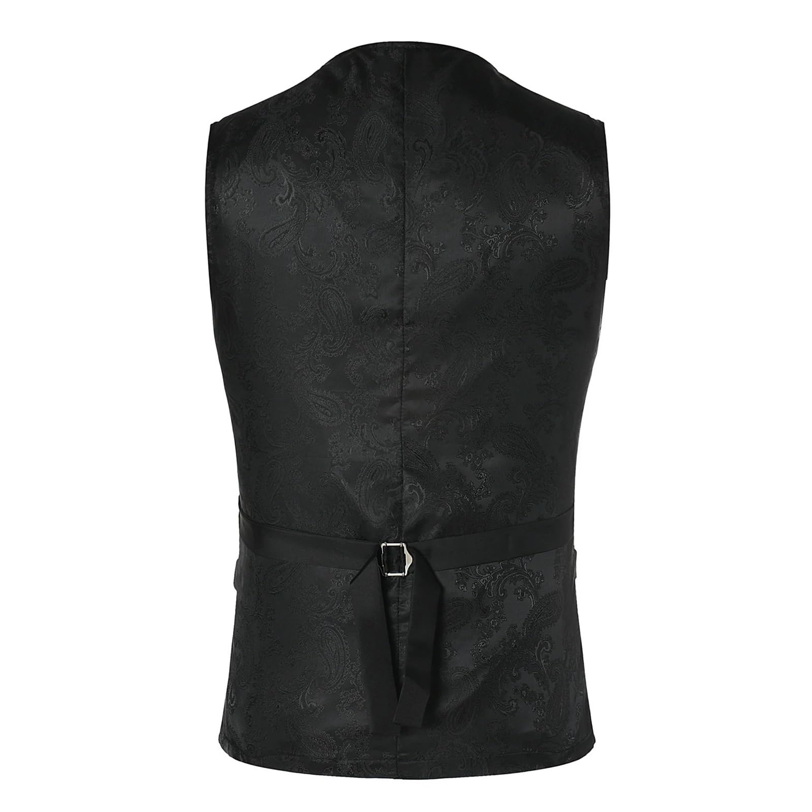 Panciotto Uomo Estivo Gilet da Uomo, Gilet retrò Stampato, Gilet Slim Fit(Blue,M)