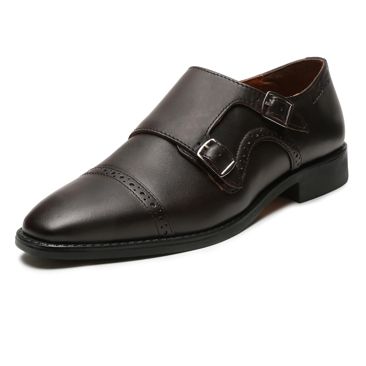 Men's Brunette Brown Italian Leather Formal Shoes for Men (RXBB)-image-34