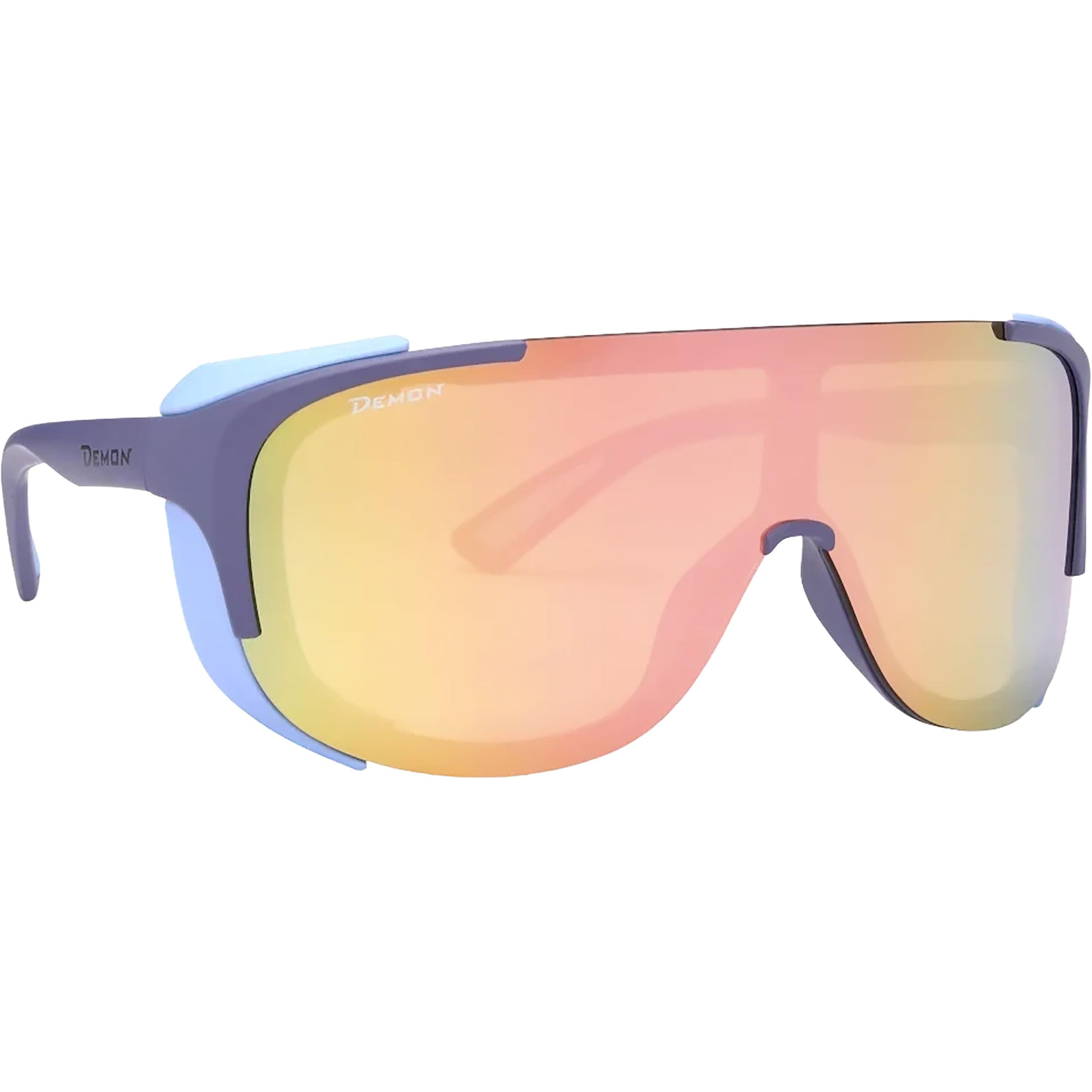 Demon Unisex Stubaier Plus Sportbrille, matt purple blu-pink muli, OneSize