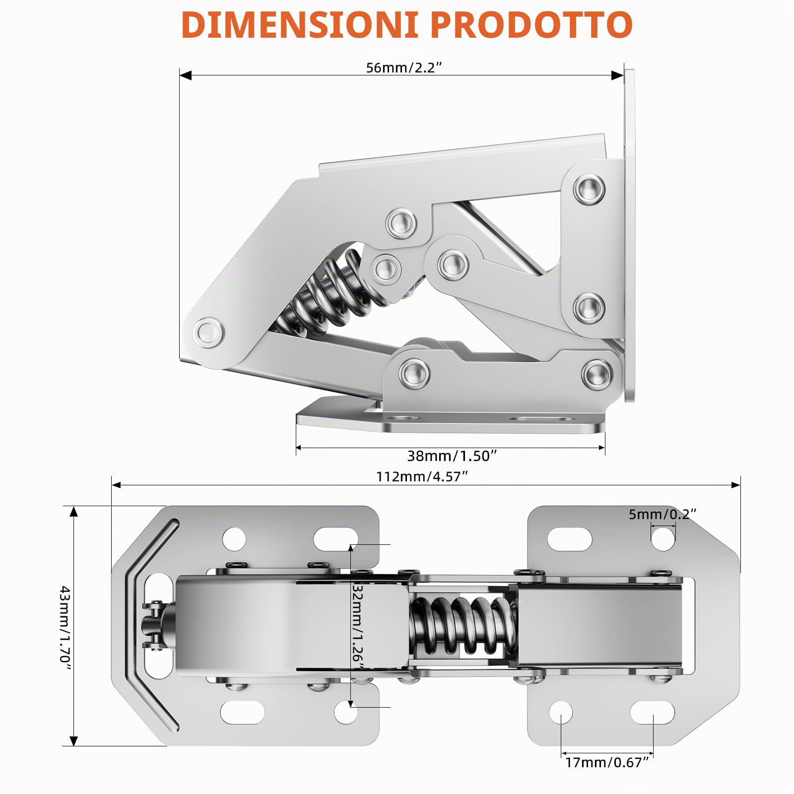 Furniware 4 cerniere Softclose a 90° per ante dell'armadio, cerniere per armadio, senza preforatura, armadio da cucina, armadio, cerniera facile da installare, cerniera per mobili con ammortizzatore