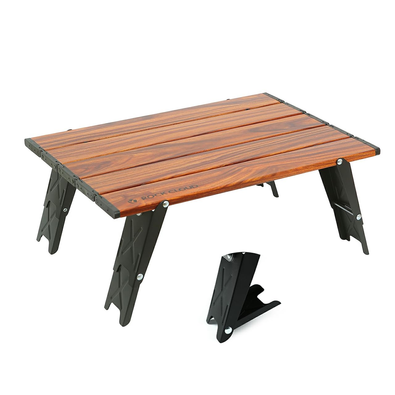 ROCK CLOUD Table de plage pliante ultralégère réglable en hauteur en aluminium avec sac de transport pour pique-nique, pêche, barbecue, randonnée, pêche