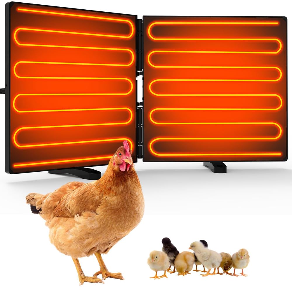 Chauffage de poulailler 240W pliable et radiant pour poussins