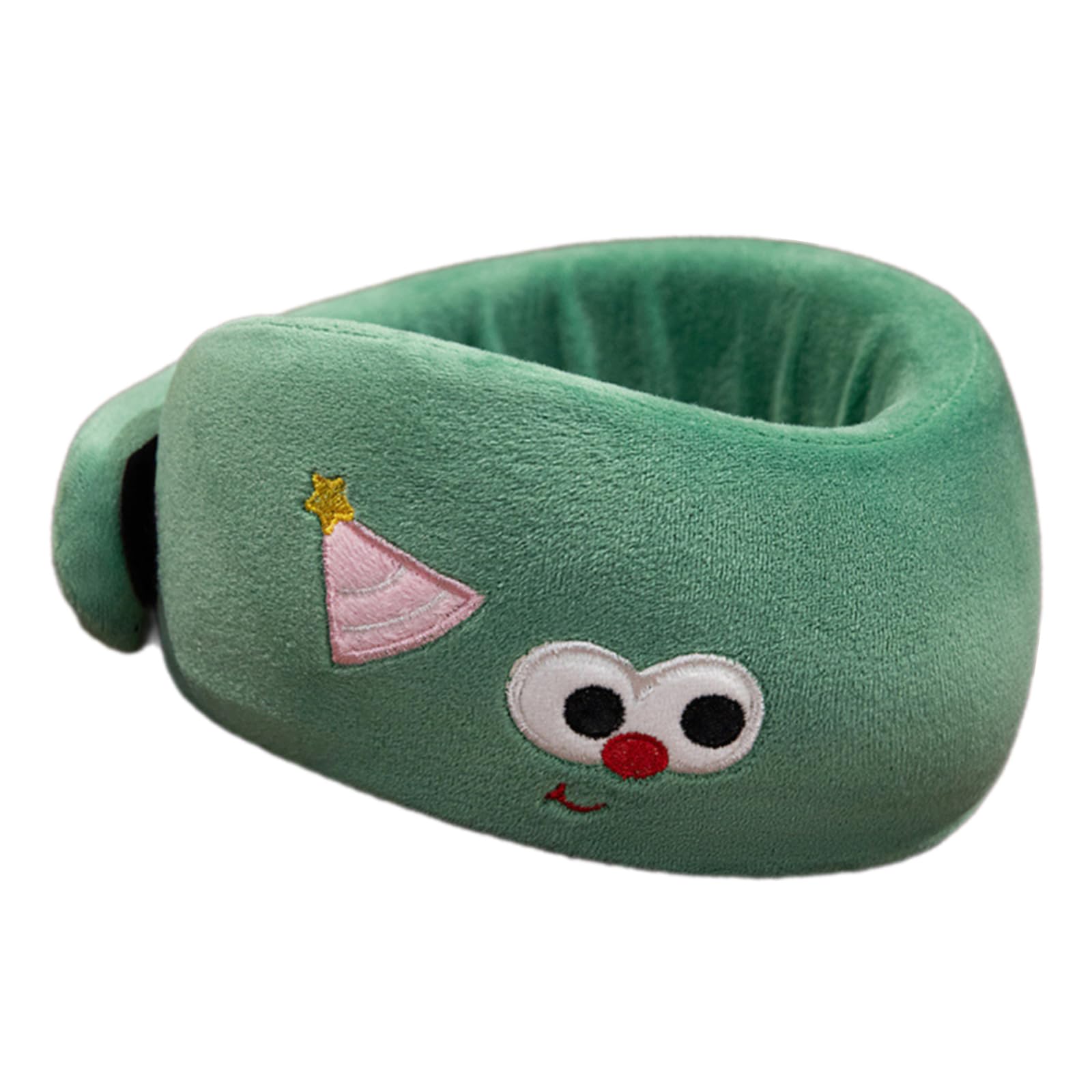 Kalttoy Cartoon Ushaped Neck Pillow Memory Foam Cushions Offering Comfort and During Flight, Train Rides, and More Travel Neck Pillow