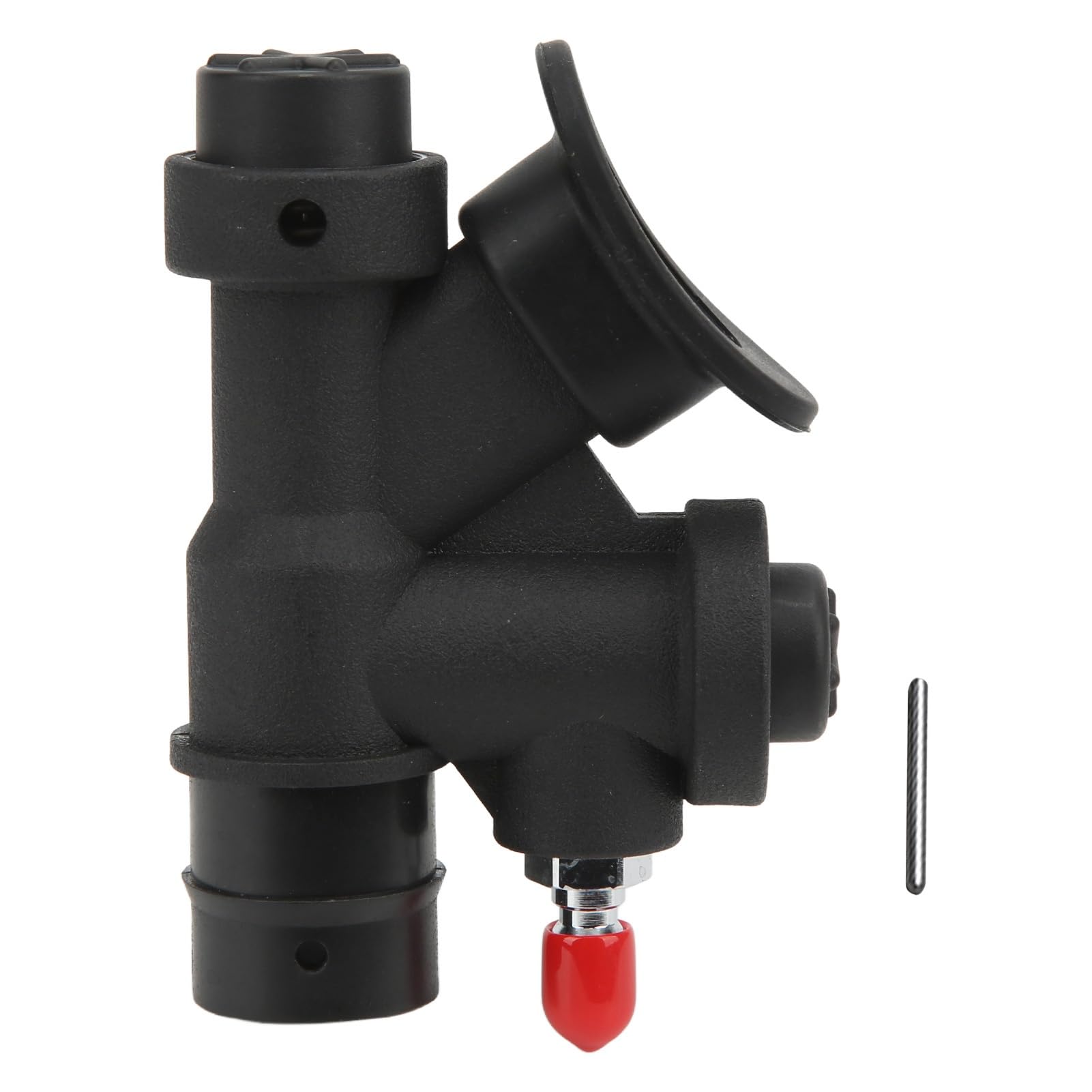Scuba Diving K Shaped Valve, Scuba Diving Universal 45 Degree Oral Power Inflator K Shaped Valve Relief Valve for Standard 1 Inch Hose Diving Accessories