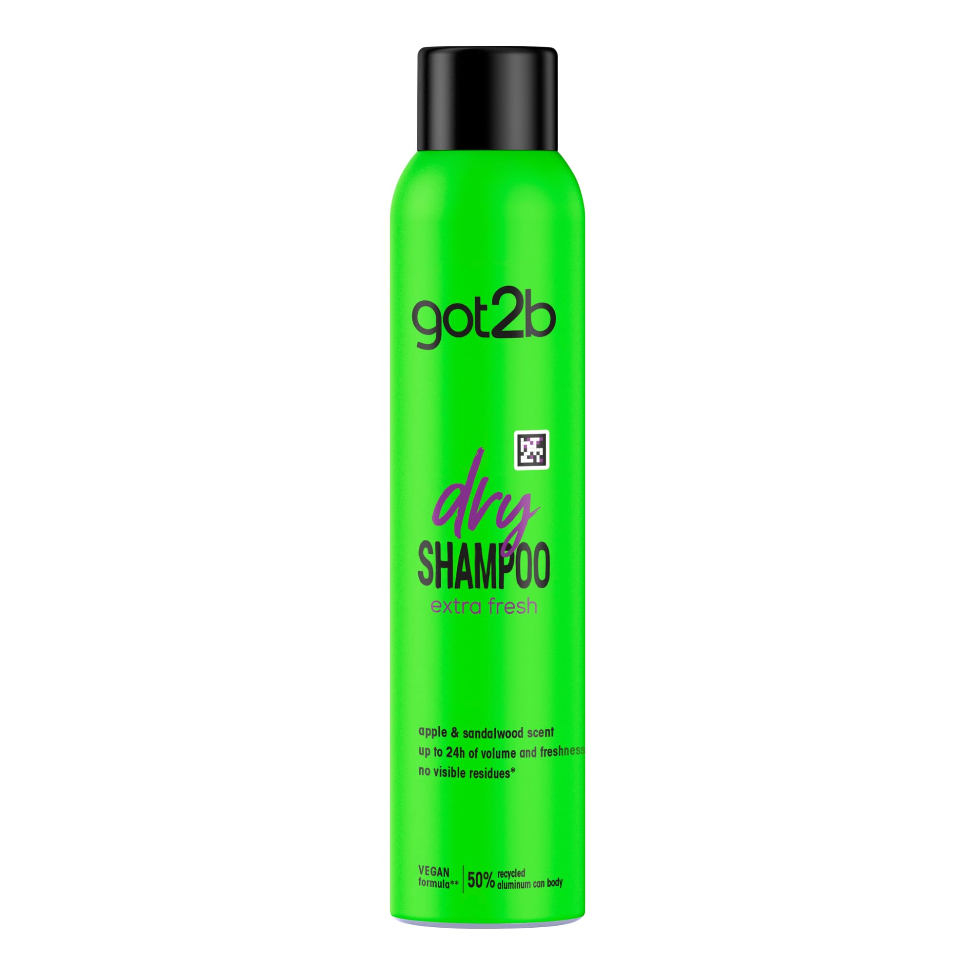 Schwarzkopf Got2B, Fresh It Up, Shampoo Secco, Fragranza Fresca Long-​Lasting Rinfrescante, Senza Residui Bianchi, Formato da 200 ml. La confezione può variare