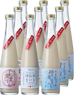 【公式】高千穂ムラたび どぶろく 日本酒 飲み比べセット 千穂まいり 300ml 12本 にごり酒 濁酒 純米 辛口 中辛 甘口