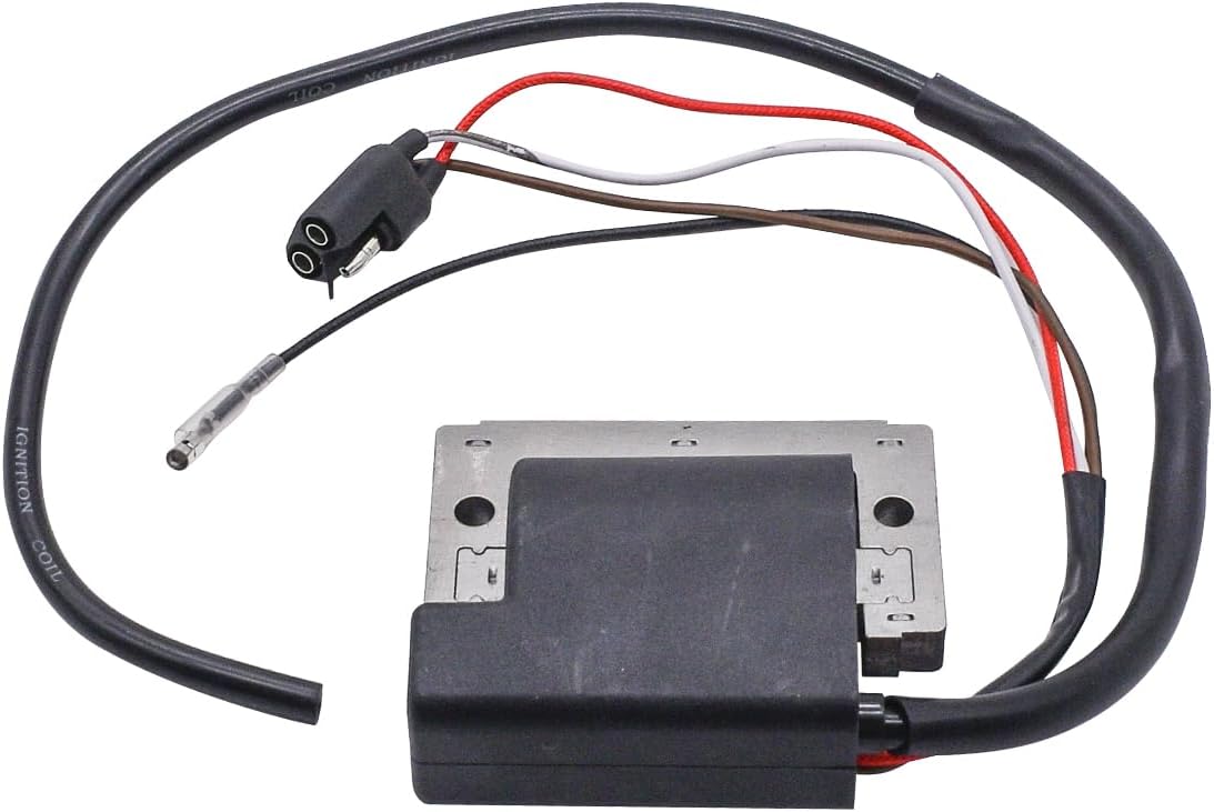 Ignition Coil Fit for Club Car DS Golf Cart 1984-1989 341cc Replace for 12520 11095 1012520