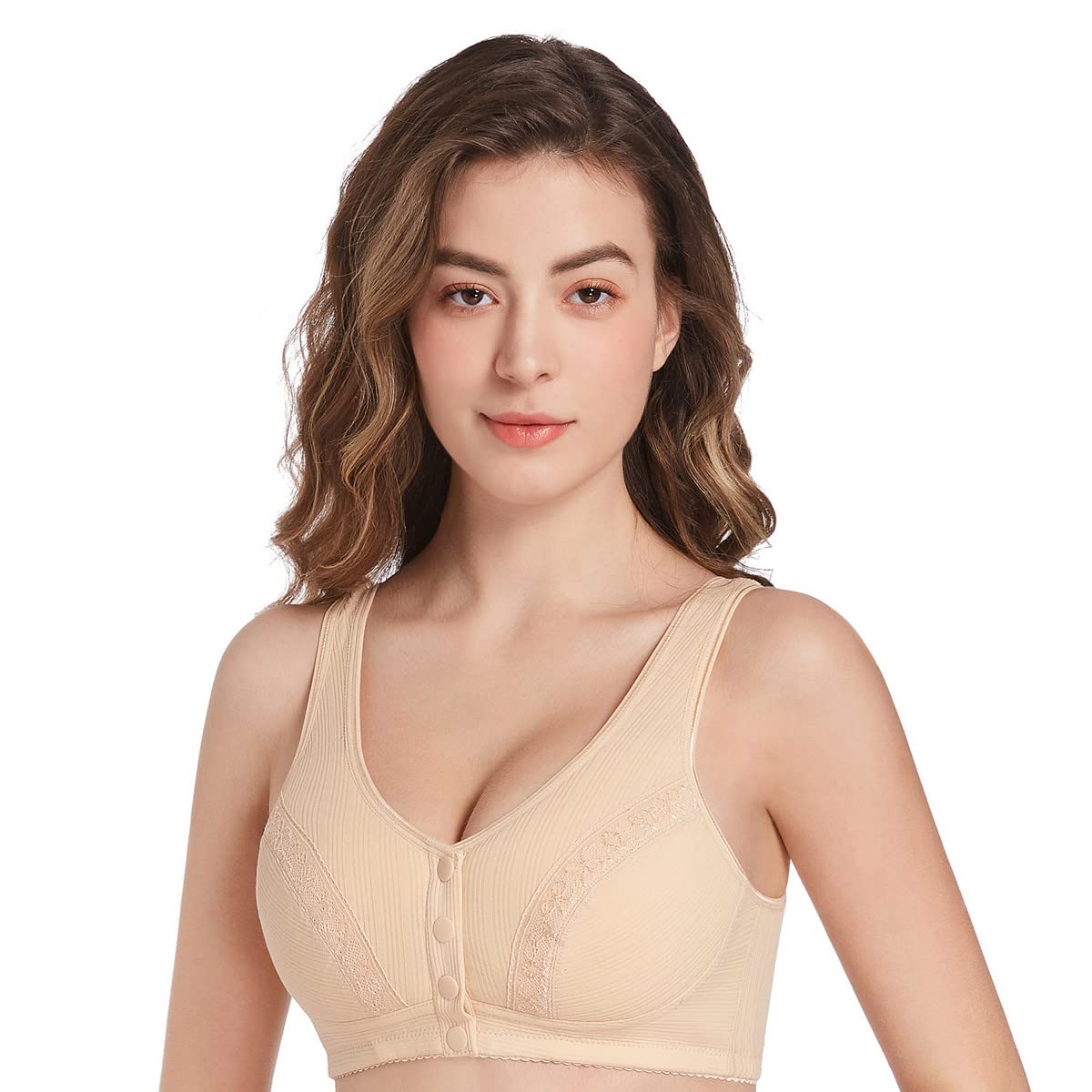 Soutien-Gorge Post-Chirurgie Mastectomie Fermeture Avant Coton