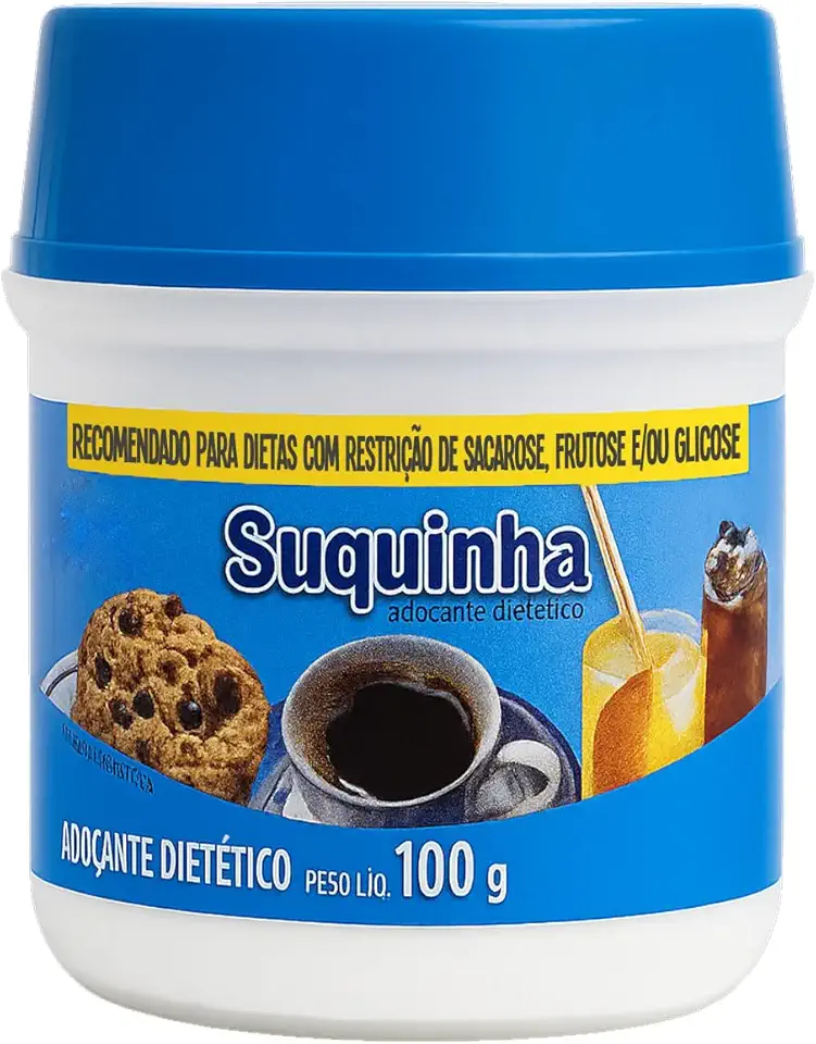 Adoçante Suquinha Dietético Kerry 100g Adoça 100 x Mais e Não Amarga