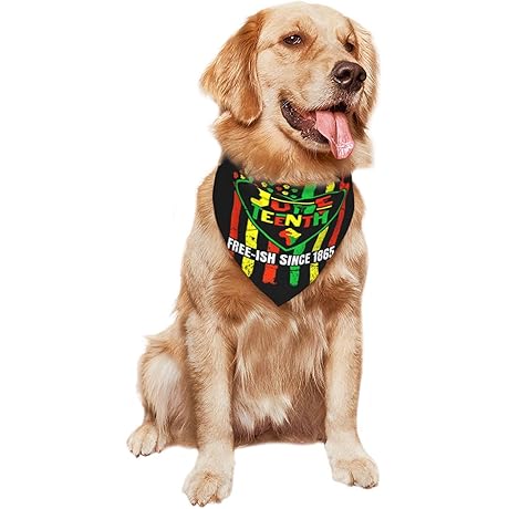 Juneteenth Dog Bandana: Freedom and Style for Your Furry Friend