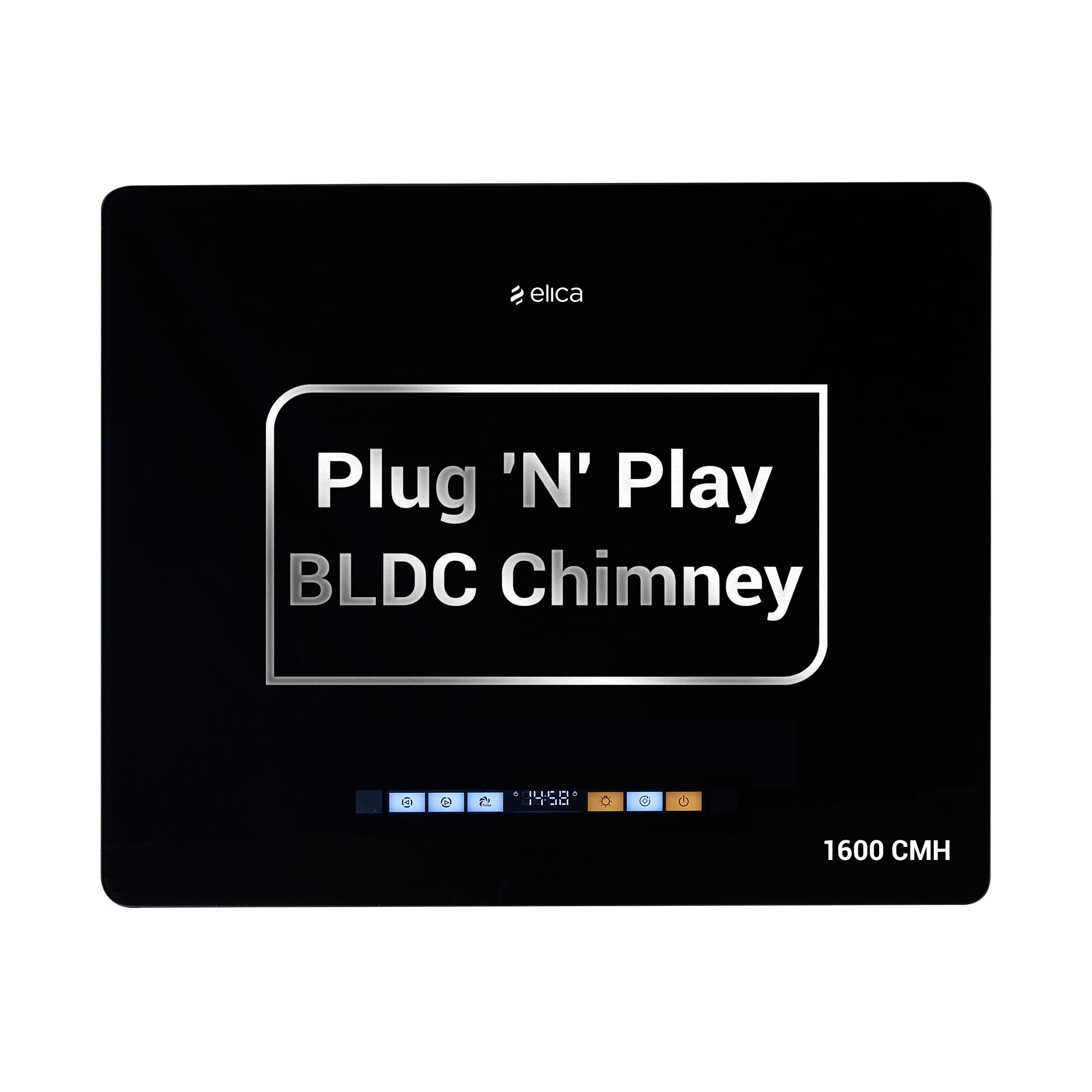 Elica Kitty Plug N Play BLDC 60cm 1600 m3/hr Ductless Autoclean Kitchen Chimney| Baffle + Air Recycle Filter| 15Yr Motor + 5yr Filter Warr|3-way Suction| 43dB| 9 Speed RPM Display| Touch+Motion Sensor-image-43