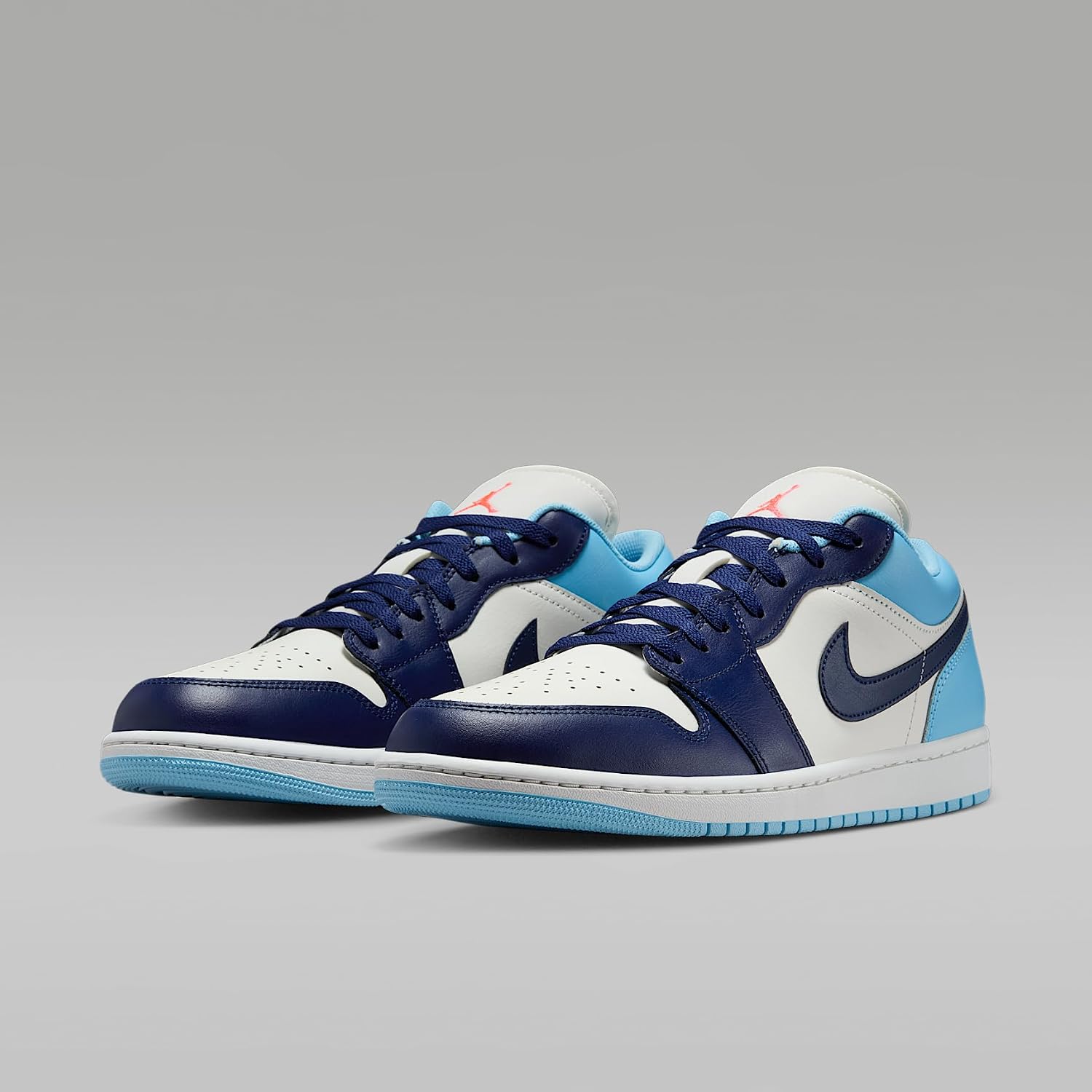 Air Jordan 1 Low Men's Shoes (Sail/Blue Chill/Hot Lava/Blue Void)